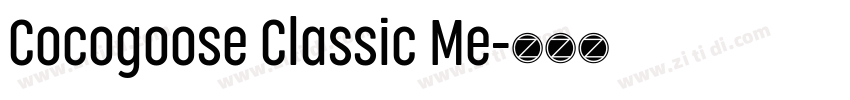 Cocogoose Classic Me字体转换